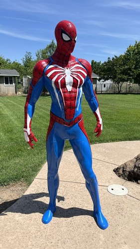 Spiderman life size statue diy - spiderman,