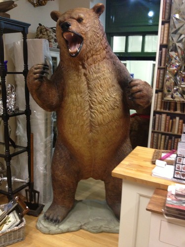 Life size 7ft grizzly brown - 7ft,
