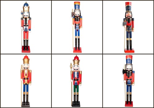 Christmas wooden nutcrackers - christmas,