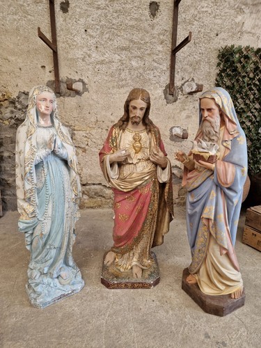 Antique life size religious - size,