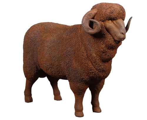 110cm life size merino ram - life,