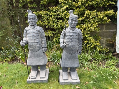 Huge pair chinese terracotta - pair,