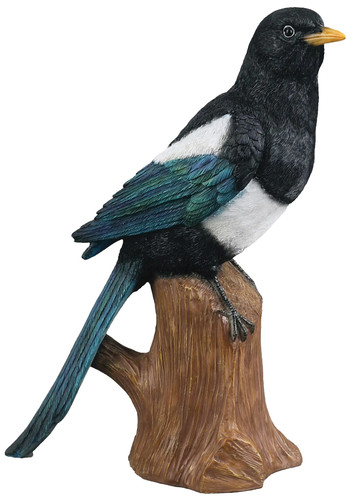 Life sized magpie ornament - life,